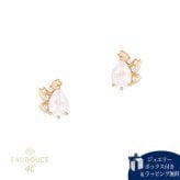 【無料ラッピング】  ヨンドシー 4℃ EAU DOUCE Spring Collection K18ピンクゴールド ピアス ローズクォーツ ブランド 正規品 新品 ギフト プレゼント 人気 おすすめ 誕生日 記念日 クリスマス 送料無料