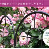ガーデン エクステリア クラシックフェンス ロータイプ 2枚組 フェンス ゲート 扉 アイアン ガーデニング 枠 柵 仕切り 目隠し 境目 クラシカル アンティーク トレリス ベランダ つる 薔薇 バラ 朝顔 園芸 ラティス 新生活