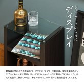 H型 ガラス ナイトテーブル W380×D260×H485mm 強化ガラスガラスサイドテーブル ソファサイドテーブル ベッドサイドテーブル ガラステーブル ガラス製 ベッドサイド 新生活