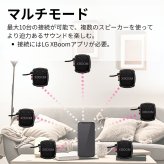 LG XBOOMGo スピーカー XG2T   ワイヤレスポータブルスピーカー   2個パック   万能ストラップで結べる   低音強化   迫力のある音   アウトドアを盛り上げる、ポータブルスピーカー