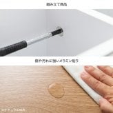 収納ワゴン キャスター付き デスクワゴン サイドワゴン ランドセルラック リビング収納 回転式 リバーシブル 目隠し収納 隠しキャスター 幅42cm 引き出し付き ファイル収納 書類収納 学習収納 デスク下収納 おしゃれ 北欧 木製 スリム 子供部屋 新生活