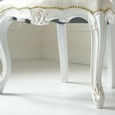 ダイニング家具 テーブル 4人 ダイニング チェア 楕円 伸縮 伸長式 5点セット BR アンティーク調 ロココ調 姫系 猫脚 ヨーロピアン 輸入家具 オシャレ クラシック かわいい 北欧
