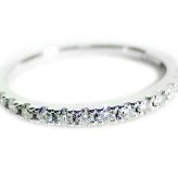 ダイヤモンド リング ハーフエタニティ 0.3ct プラチナ Pt900 12号 指輪 エタニティ レディース ジュエリー 天然石 鑑別カード付き アクセサリー ギフト 記念日