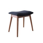 スツール 完成品 無垢材 レッドオーク 天然木 ナチュラル・ブラウン 本体:W46xD32xH43cm座面:W43xD29cm 椅子 腰掛け チェア コンパクト ナチュラル ブラウン おしゃれ