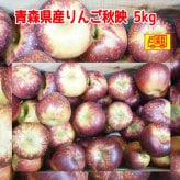 青森県産　りんご　秋映　訳あり　５kg　送料無料！