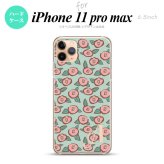iPhone11ProMax iPhone11pro max スマホケース ハードケース つばき 緑 +アルファベット メンズ レディース nk-i11pm-1702i