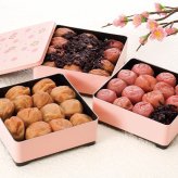 紀州南高梅 三段重 農家の梅 三種味比べ (3779-60) [お中元][お歳暮] ※送料無料(北海道・沖縄・離島への配送不可)