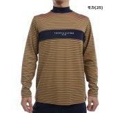 トミーヒルフィガー ゴルフ メンズ エッセンシャル 長袖モックネックシャツ TOMMY HILFIGER GOLF THMA454 秋冬モデル お誕生日祝い お祝い 記念品 お父さん 父の日 彼氏 男性 30代 40代 50代 60代  還暦祝い 敬老の日 人気プレゼント プレゼント