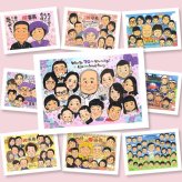 ギフト 古希祝い 似顔絵 贈り物 手描き プレゼント 名入れ 古希 70歳 長寿祝い 長寿 誕生日 大人数 お父さん 両親 家族 お母さん 修正無料 下書き確認 名入れ かわいい 喜ばれる 似てる 宝物 思い出 70歳 長寿祝い 百寿祝い 闘病中の方への励まし 卒寿祝い 還暦祝い 色紙 節目 傘寿祝い 引っ越し 感謝 ウェディングギフト 快気祝い 披露宴 オリジナル