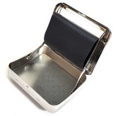 手巻きたばこ用 ローリングボックス 78mm ペーパー対応 Smoking ローリングマシン スモーキング 巻紙 8mm 6mm フィルター対応 シルバー メンズ 喫煙具 タバコ