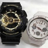 ペアウオッチ gショック恋人たちのGショック ペアウオッチ G-SHOCK BABY-G ペア腕時計 カシオ 2本セット  GA-110GB-1AJF BGA-150EF-7BJF       愛の証 クリスマス  誕生日 御祝い還暦 銀婚式 結婚記念日 婚約 人気  婚約　夫婦 高級　クリスマス プレゼント おすすめ