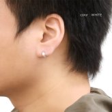 ハワイアンジュエリー フープピアス 片耳 一個購入可 フラット Sサイズ K10ゴールド地金入りシリコンキャッチ シンプル 20G ゲージ 受注生産 メンズ レディース 誕生日 プレゼント【品番：GSE106】
