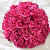 【ローズピンク】「サヴォンローズ」 花束 ブーケ バラの花束 薔薇の花束 花ギフト フラワーギフト フラワーボックス プロポーズ サプライズ ソープフラワー シャボンフラワー 石鹸フラワー 石鹸の花 石鹸のバラ 枯れない花 インテリア 母の日 父の日 敬老の日 クリスマス バレンタイン ホワイトデー 誕生日 入学 卒業 就職 結婚祝い 結婚記念日 退職祝い 記念日 