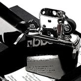 ZIPPO アーマー 三面彫刻 ストリームエングレーブ ブラックニッケルミラー ジッポ ライター 両面加工 シャインレイカット アラベスク 黒 おしゃれ 重厚 高級 メンズ かっこいい ギフト プレゼント