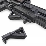 【2026年 改良モデル】 ハボック フォアグリップ カーボン製 PLA 20mmレール 対応 全長129mm タクティカル 強化タイプ ３Dパーツ ガンパーツ カスタム アクセサリー GUN-FG2