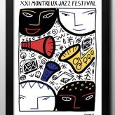 日本製 モントルー モダン ジャズ 音楽 A3 サイズ ポスター アート おしゃれ 絵画 インテリア 北欧 イラスト マット紙 艶消し アートパネル 額 フレーム デザイン 壁掛け ギフト 新築祝い ディスプレイ  速達 送料無料