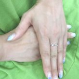 フルエタニティ リング ガーネット 唐草 K18 指輪