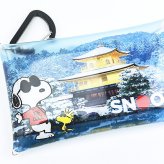 スヌーピー ジョークール 金閣寺 クリアマルチケース(S) SNOOPY