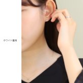 K10 ゴールド ピアス ティアドロップ イエローゴールド ピンクゴールド ホワイトゴールド 地金入りシリコンキャッチ キュービックジルコニア しずく 雫 10金 10K 華奢 上品 マリレーヌ 彼女 妻 女性 レディース 誕生日 プレゼント ハロウィン 【品番：RME-778991-620】