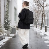 snowpeak Everyday Use Backpack リュック 大容量 普段使い ビジネス 通勤 使いやすい シンプル レディース メンズ ギフト プレゼント ブラック ac25su402