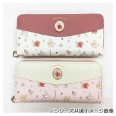 サンリオ マロンクリーム ラウンド長財布 財布 レディース ラウンドファスナー ローズ柄 花柄 キャラクター グッズ 合皮 大容量 カード収納 おしゃれ かわいい 大人向け ギフト サンリオ正規ライセンス品