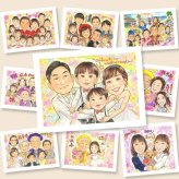 結婚式の記念に、写真を送るだけで、あたたかな似顔絵に。初めての似顔絵注文でも安心です。 プレゼント 似顔絵 結婚祝い ギフト 名入れ 贈り物 手描き 結婚式 婚礼 ブライダル 記念 ウェディング カップル 新郎 両親 新婦 下書き確認 名入れ 修正無料 サプライズ 親孝行 喜ばれる そっくり ウェディング 思い出 一生もの 結婚式 お祝いの品 家族 メモリアルギフト 感激 クリスマス 同窓会