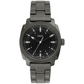 フォッシル FOSSIL 腕時計 メンズ MACHINE デイト アナログ スモーク ステンレススチールウォッチ FS6185【2026 新作】