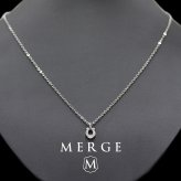 マージ ステンレス ネックレス チェーン メンズ 父の日 馬蹄 ホースシュー ダイヤモンド チェーンネックレス シルバー 大人 シンプル かっこいい おしゃれ プレゼント 男性 誕生日 結婚祝い 結婚記念日 夫 旦那 父 父親 ギフト ランキング お祝い