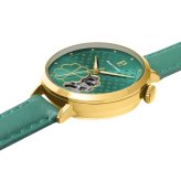 ピエールラニエ PIERRE LANNIER レディース 腕時計 自動巻き エスペランサ ESPERANCE 35mm P147K577 ラウンド 革ベルト グリーン