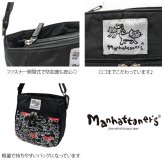 【Manhattaners】71-2474 アベニュー ショルダーバッグ レディース かばん 鞄 カバン バッグ 斜め掛け マンハッタナーズ ブラック ベージュ カーキ 使いやすい 普段使い 猫 おしゃれ かわいい プレゼント ギフト 母の日 敬老の日