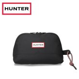 ハンター ポーチ レディース メンズ 小物入れ 耐水 トラベルLポーチ HUNTER 7121 ブラック 旅行 メイク ガジェット ナイロン