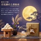 秋の晩酌 希少 限定酒 日本酒 純米大吟醸 月見酒の上善如水 ジョウゼンミズノゴトシ 500ml 白瀧酒造 12本限定 Alc.15度以上16度未満 ムーンボトル 化粧箱入り ギフト プレゼント 贈答 お祝い 誕生日 限定酒 冷酒 秋 季節限定