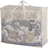 日本製 ダウン85%入羽毛ふとん ブルー [26-7561-084] NUF-2750
