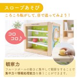 【名前入り】木のおもちゃ 知育玩具 アクティビティキューブ 木製スロープ フルーツ 果物 おもちゃ 1歳半 2歳 3歳 4歳 5歳 プレゼント 女の子 男の子 出産祝い 木製玩具 ルーピング 知育おもちゃ ウッディプッディ