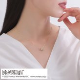 【受注生産品】【送料無料】 ウッドストック ダイヤモンド レディースネックレス PEANUTS 18金 ラボダイヤ ブランド おしゃれ かわいい アクセサリー 10代 20代 30代 40代 50代 レディース 女性 誕生日 記念日 プレゼント ギフト ホワイトデー 母の日 white clover ホワイトクローバー