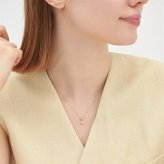 【無料ラッピング】  ヨンドシー 4℃ EAU DOUCE４℃ K10イエローゴールド ネックレス アクアマリン ホワイト トパーズ ブランド 正規品 新品 ギフト プレゼント 人気 おすすめ 誕生日 記念日 クリスマス 送料無料