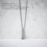 ギフトモール限定 ステンレスネックレス選べる3デザイン ステンレス ネックレス レディース キュービックジルコニア シンプル デコルテすっきり バーデザイン N1043 N1044 N1045