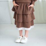 Rora 子供服 通販 キッズセットアップ 長袖 トレーナー女の子 ガールズおしゃれ上品 通学通園小学生 秋服冬服春服 かわいい トップス カジュアル 保育園 スカート 幼稚園 上下セット おでかけ ギフトプレゼント