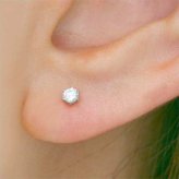 プラチナ ピアス ダイヤモンド 0.1ct Pt900 一粒ダイヤ ダイヤピアス レディース シンプル 金属アレルギー対応 天然ダイヤ スタッドピアス 両耳セット プレゼント ギフト ラッピング 記念日 誕生日 女性