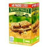 ネイチャーバレー　クランチー　オーツ＆ハニー　100%全粒オーツ麦使用　シリアルバー　Nature Valley Crunchy　大容量　40個パック