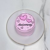 【選べる10色】2Dケーキ ハートイラストセンイルケーキ【オーダーケーキ】【宅配】【記念日に】4号5号6号
