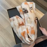薄手ストール 猫 ストール キャット コットン ガーゼストール ガーゼマフラー ガーゼ ネコ 春夏 大判 薄手 冷房対策 おしゃれ かわいい 上着 ひざ掛け コンパクト 軽量 年中 レディース やわらか プレゼント 軽い 約180×88cm 贈り物 ギフト