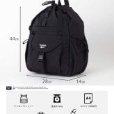 Reebok リーボック 3wayナイロンリュック ワンショルダーバッグ 約17L a4 軽量 軽い ドローコード 巾着 リュックサック レディース メンズ ユニセックス 通学 学生 高校生 通勤 大人 ナップサック シンプル アウトドア スポーツリュック ブランド 旅行 2026