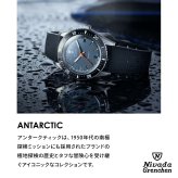 ニバダ グレンヒェン NIVADA GRENCHEN アンタークティック アクアマー ブラック トロピックラバーストラップ 32068A01 腕時計 メンズ 自動巻き ANTARCTIC