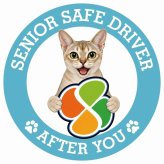 カーサイン 高齢者マーク SENIOR SAFE DRIVER シンガプーラ ステッカー シール 直径13cm 肉球 日本製 車