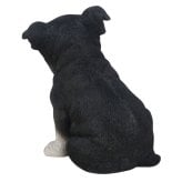 置物 woobia ウービア 犬 ボステリ 右向きボストンテリア 黒白 高さ16.2cm 子犬 タキシード犬 リアル 本物そっくり イギリス生まれ 職人手彩色 縁起物 戌年 玄関 インテリア 新築祝い 引っ越し祝い 開店祝い 出産祝い 誕生日 お祝い ギフト プレゼント 犬好き ボストンテリア好き