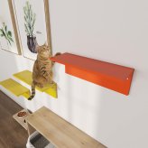 キャットウォーク 壁掛け 幅89.8cm 猫家具 日本製 完成品 arneco Board Walk L aino キャットタワー キャットステップ 壁面収納 猫用家具 多頭飼い 運動不足対策 ペット家具 猫用品 犬用品 省スペース リビング インテリア