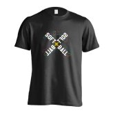ソフトボール Tシャツ 半袖 メンズ ウェア レディース 練習着 ジュニア ドライ おもしろ tシャツ 速乾 名入れ スポーツ 女子 男子 チーム おしゃれ 文字入れ 「ネオンスタイルのクロスSOFTBALL」 アートワークスコウベ 【送料無料】