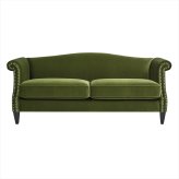 ジェニファーテイラー ソファ 3人掛け ソファー Elaine V036 Velour Olive Green Jennifer Taylor アメリカ家具 ファブリック 布張り おしゃれソファ アンティーク おしゃれ ジェニファー お手入れも簡単です