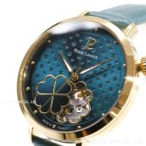 ピエールラニエ PIERRE LANNIER レディース 腕時計 自動巻き エスペランサ ESPERANCE 35mm P147K577 ラウンド 革ベルト グリーン